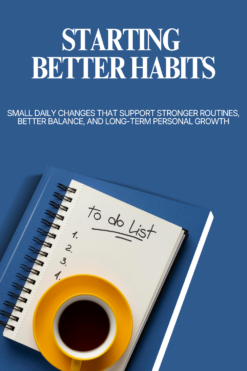Starting Better Habits